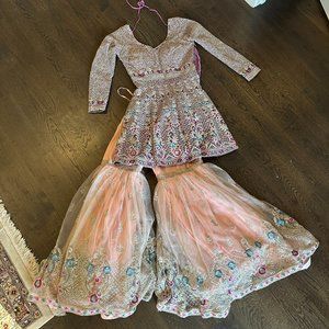 Pink and Purple Sharara